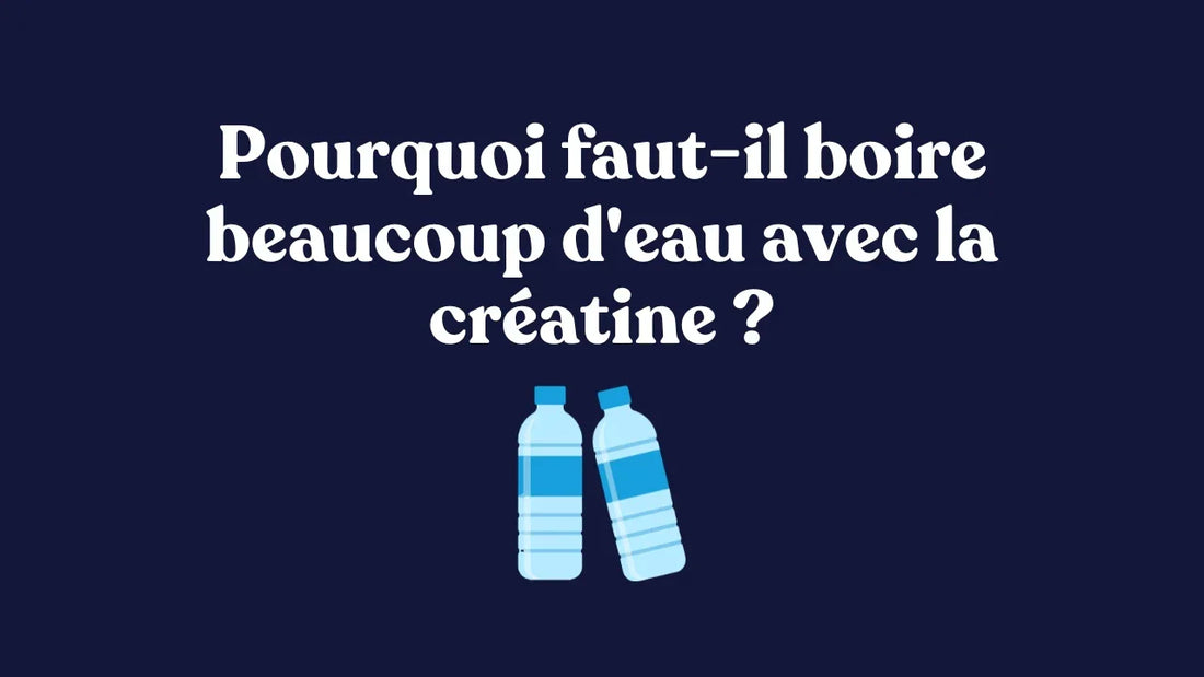 Pourquoi boire beaucoup d'eau avec la créatine ?