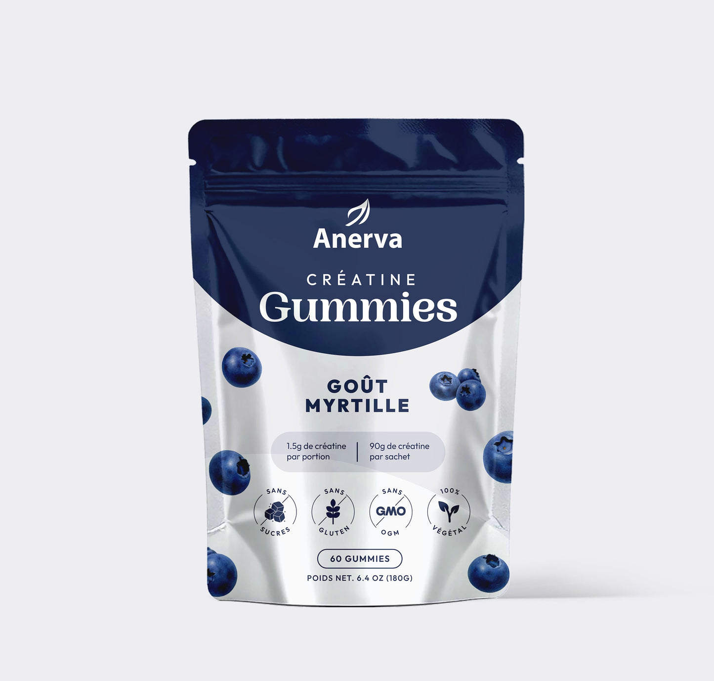 Creatine Gummies Goût Myrtilles